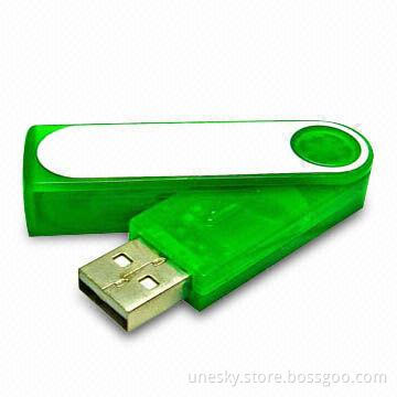 USB Flash Drive with Up to 16GB Flash Memory Capacity, Supports USB1.1 and 2.0 Specifications